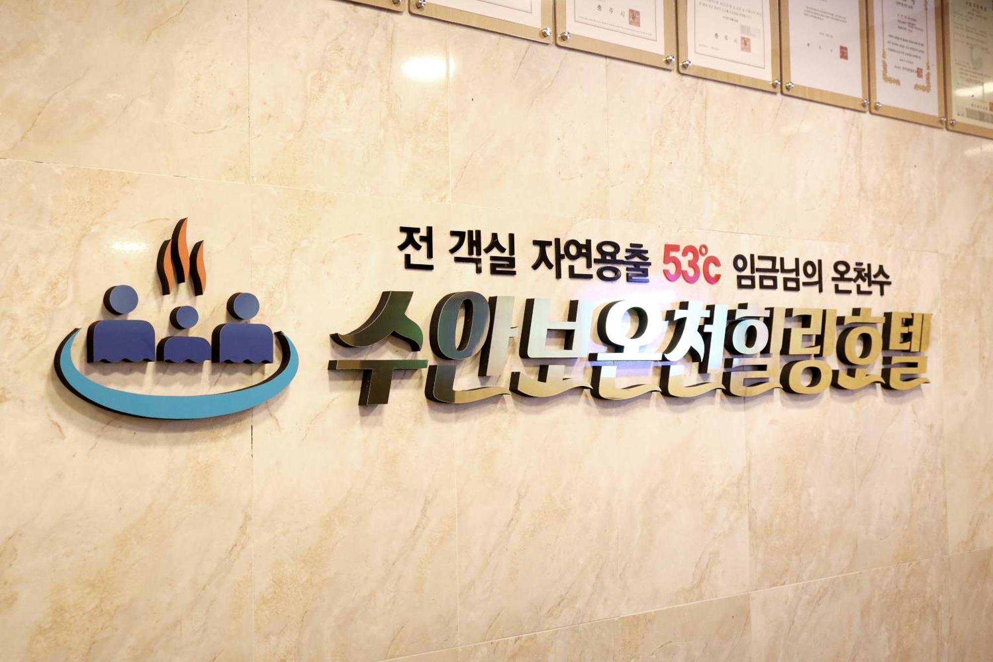Suanbo Hot Spring Healing Hotel 忠州市 エクステリア 写真